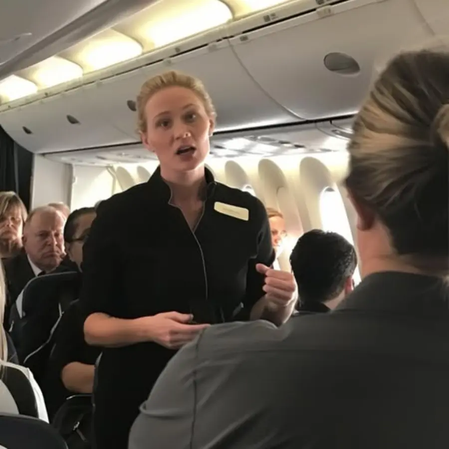 Flight Discomfort Turns Into a Moment of Courage: A Flight Attendant and Captain Stand Up for Me