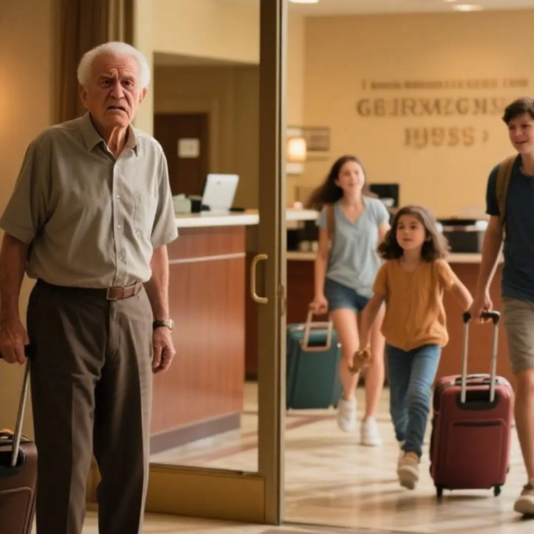 My family left grandpa at the hotel to avoid paying – they had no idea who they were messing with