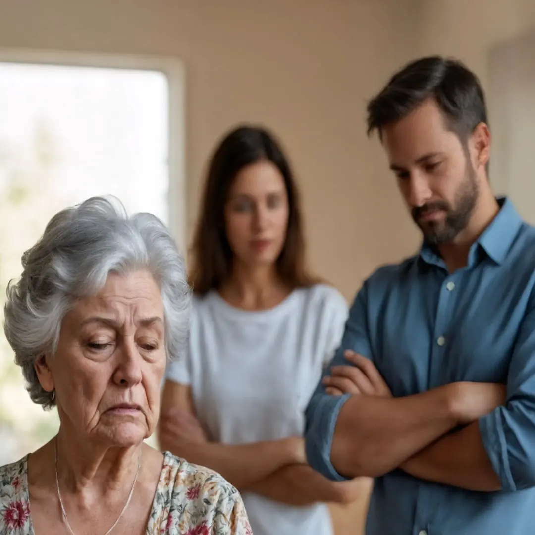 Matthew hesitated before responding, “Kayla… she’s my mother. She has nowhere else to go.”