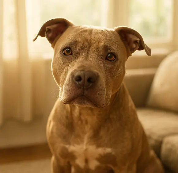 From Chains of Suffering to a Family’s Embrace: The Journey of a Sick Pit Bull Who Finally Found Love