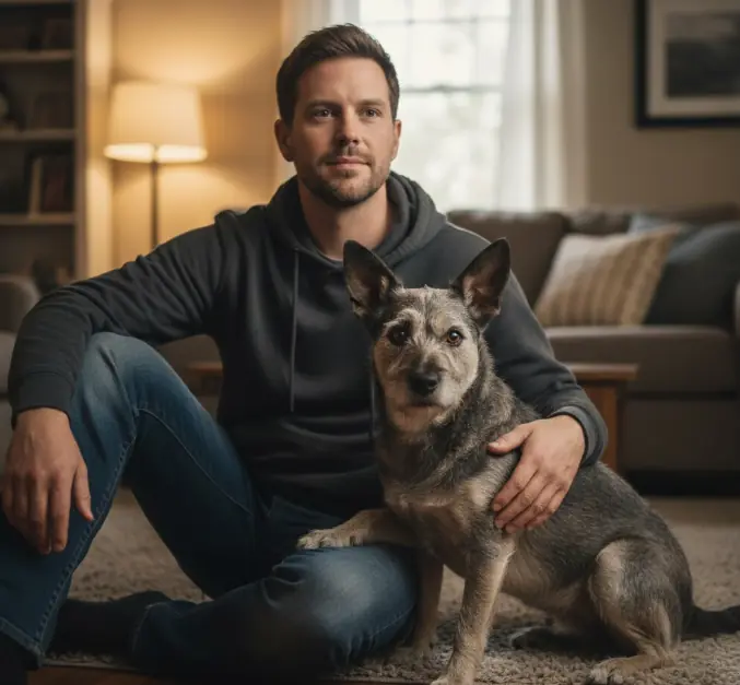 I never planned to keep the dog i rescued but he slowly became family