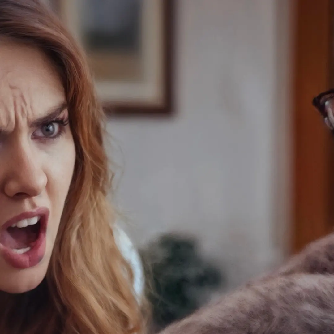 Take off my fur coat right now! Did you decide that just because I’m at work you can rummage through my closets and try on my things?