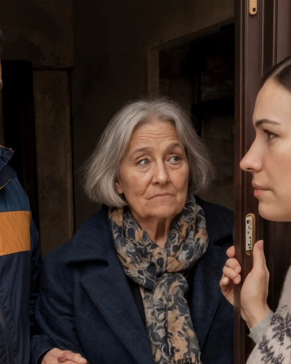 “So what are you doing here? The woman you humiliated me for—she didn’t open the door?”