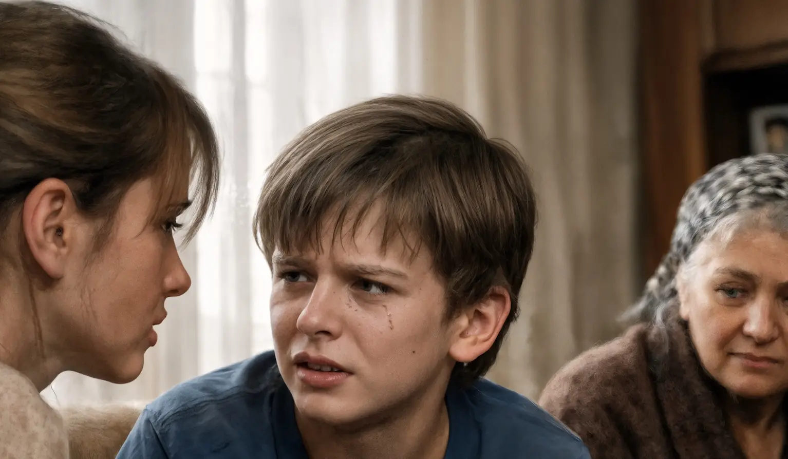 “Mom… Grandma stole all the money I was saving for my computer,” the boy said