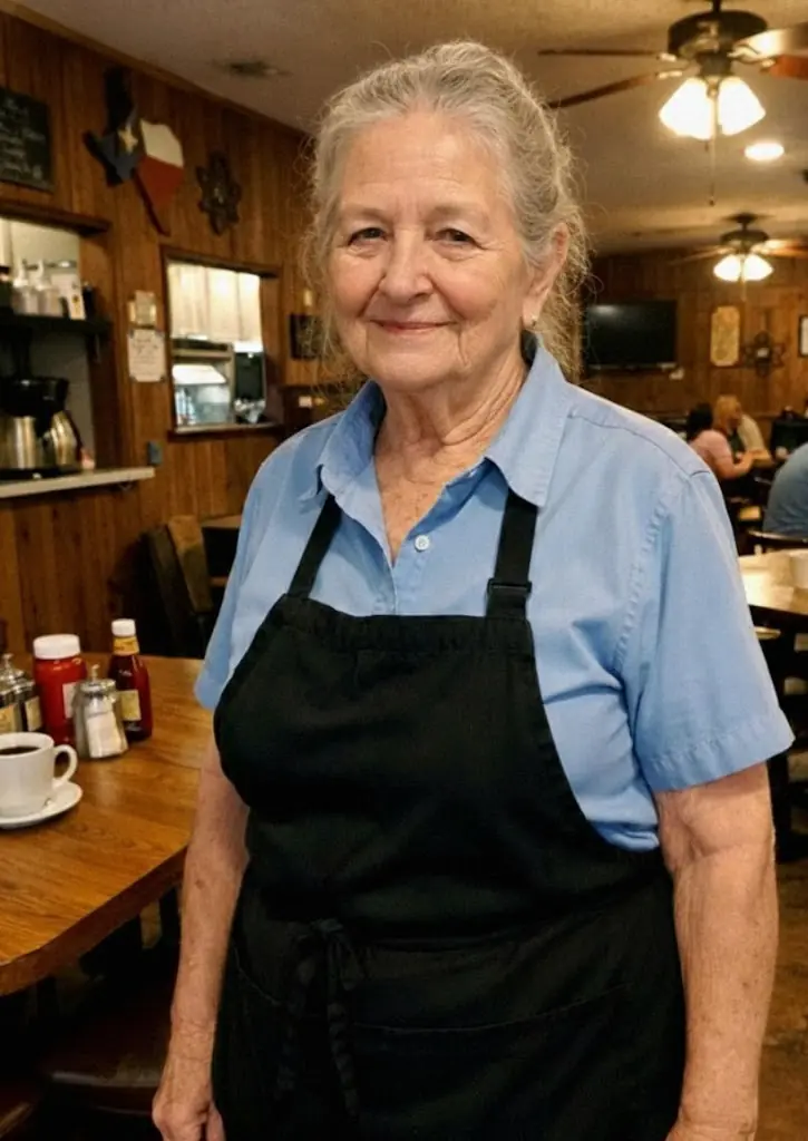 After a customer fled without paying and called her "disrespectful," a 72-year-old waitress left the entire restaurant speechless.