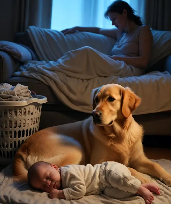 My dog secretly became my baby’s nanny and i did not even realize it