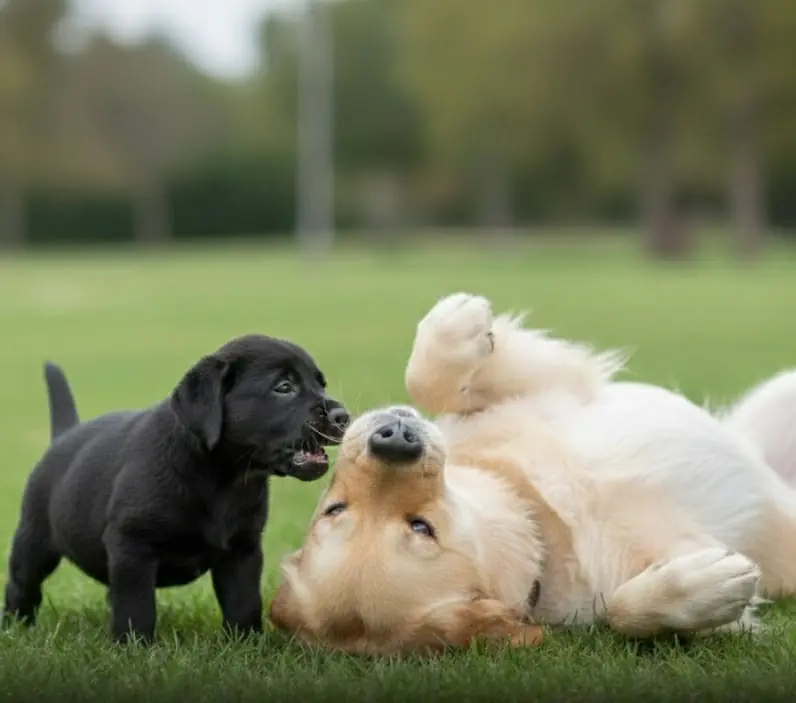 Stronger Male Puppies May Pretend to Lose During Play, Scientists Say