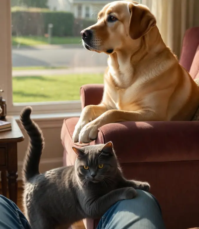 The day my cat and dog switched personalities and confused the entire family