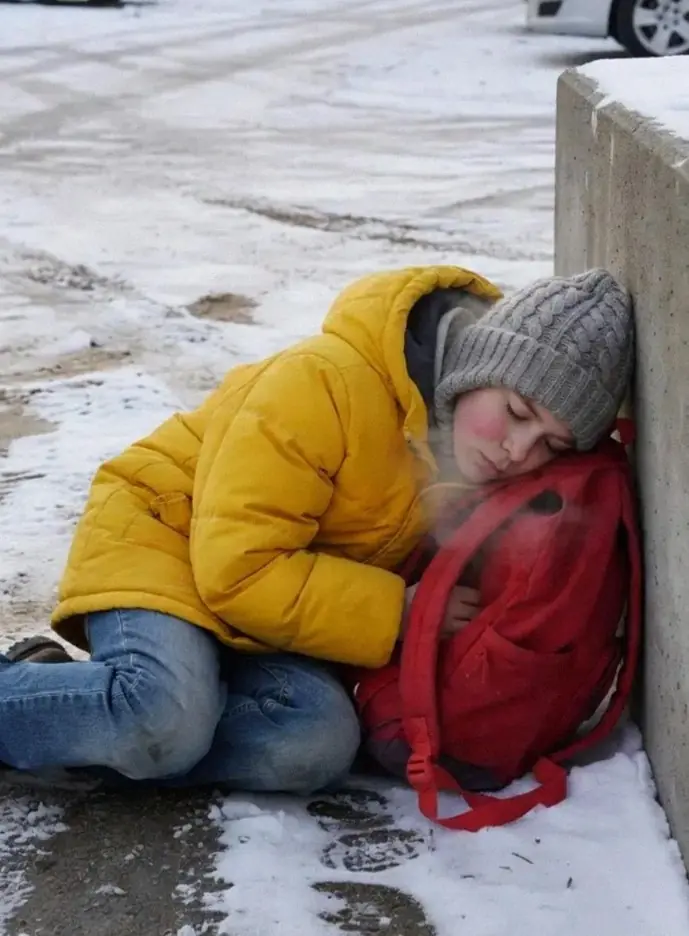 A Winter Moment That Stopped People in Their Tracks Sapo (Lead):