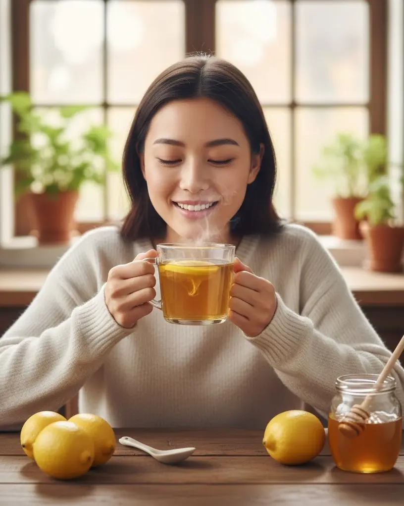 Limão com mel: um remédio natural simples para aliviar a dor de garganta