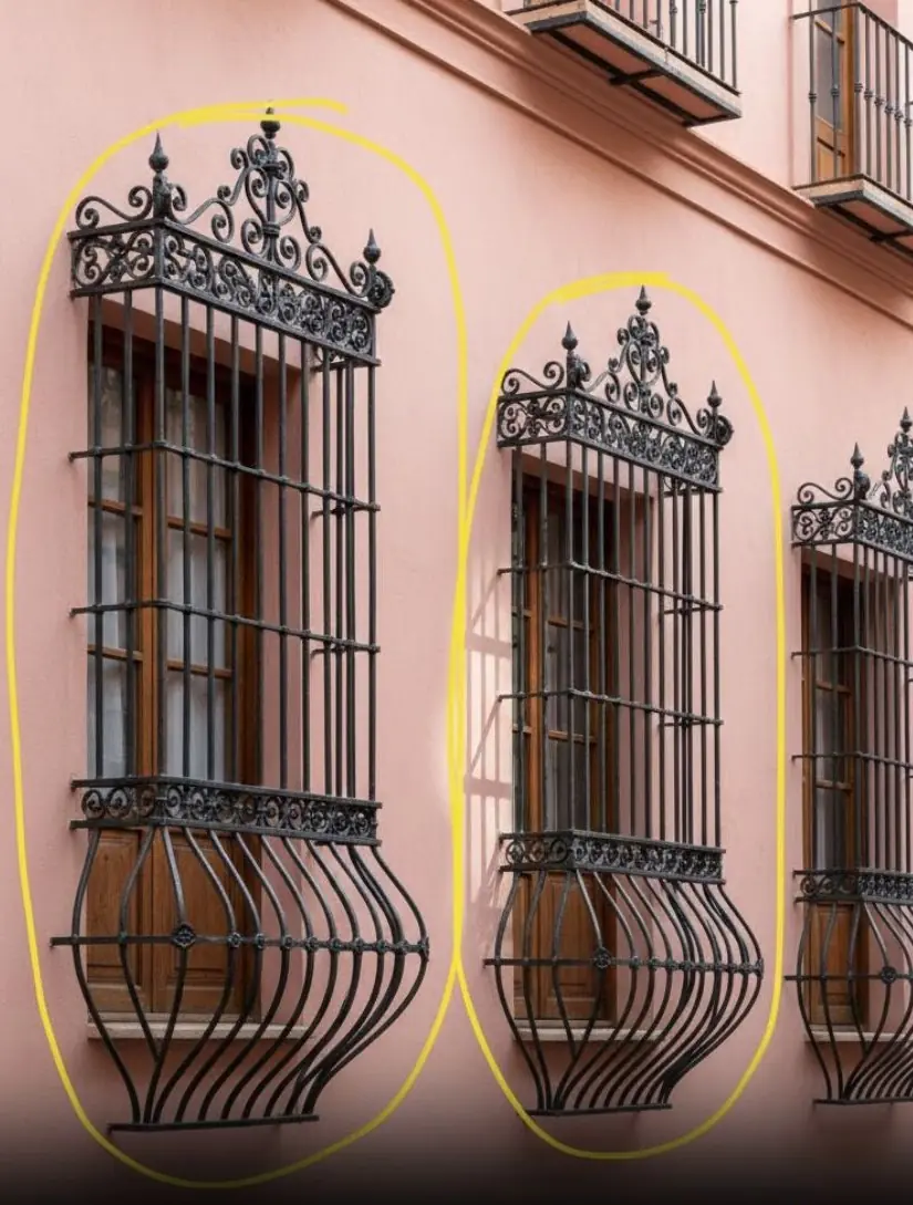 Por que algumas grades de janela são curvas na parte inferior? Entenda o motivo surpreendente