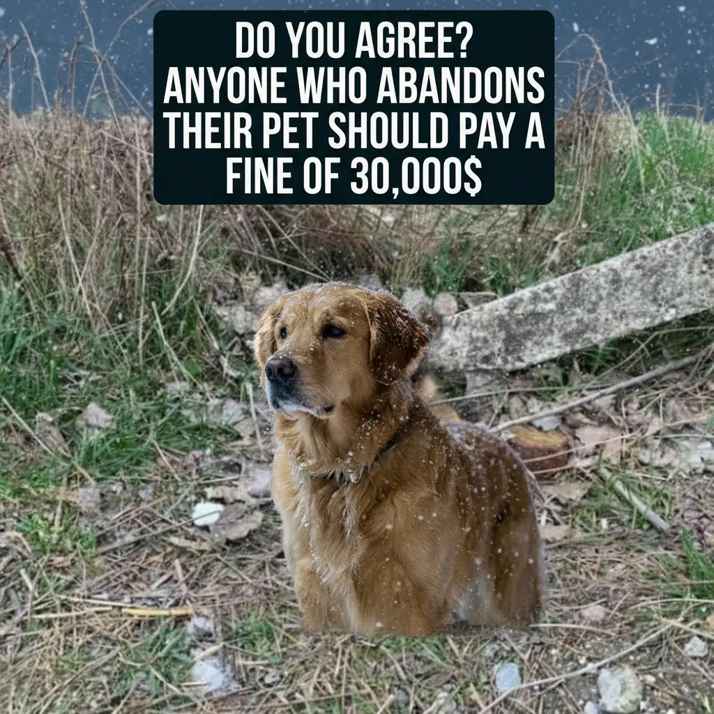 Should Abandoning A Pet Come With A Heavy Fine?