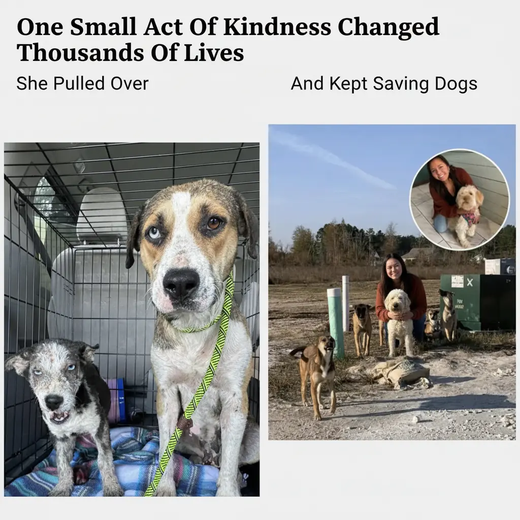 Mom Pulls Over For Every Stray Dog She Sees — And Ends Up Saving More Than 5,000 Lives