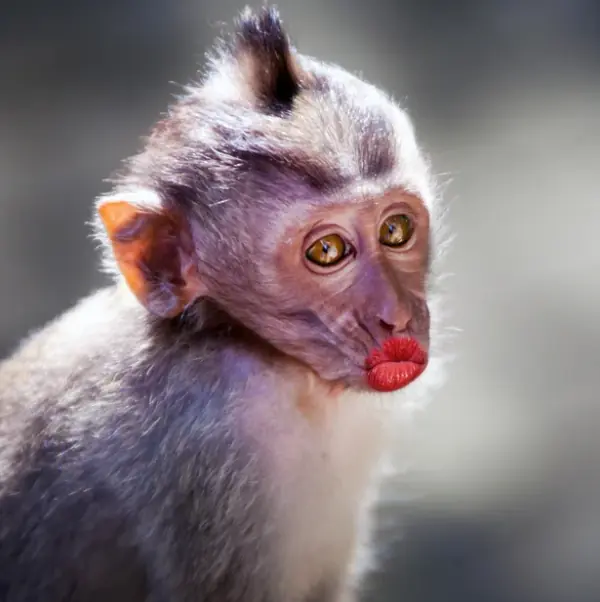 He Found Lipstick… and Turned Into a Tiny Makeup Artist for His Girlfriend 💄🐵