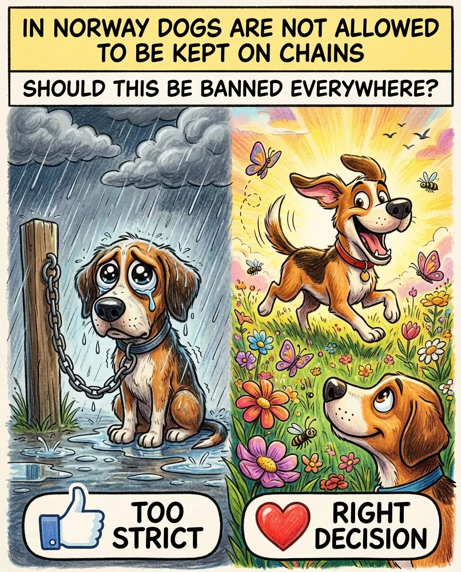 Should Dogs Spend Their Lives on Chains? Norway’s Law Offers a Clear Answer