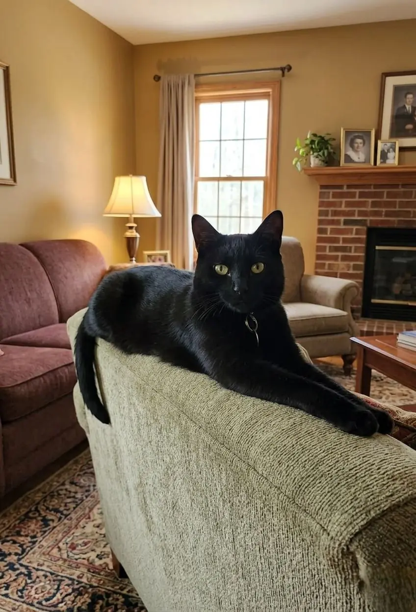 The Black Cat Who Chose Me: How One Feline Took Over a Home and Heart