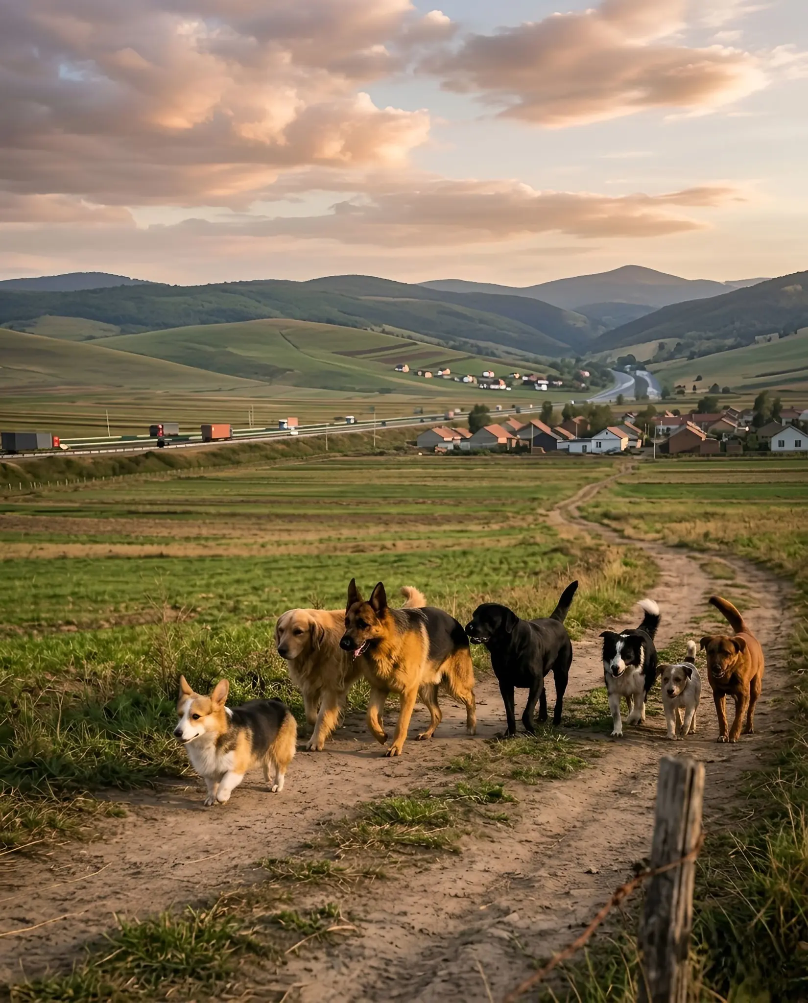 Seven Stolen Dogs Walk 17 Kilometers to Find Their Way Back Home