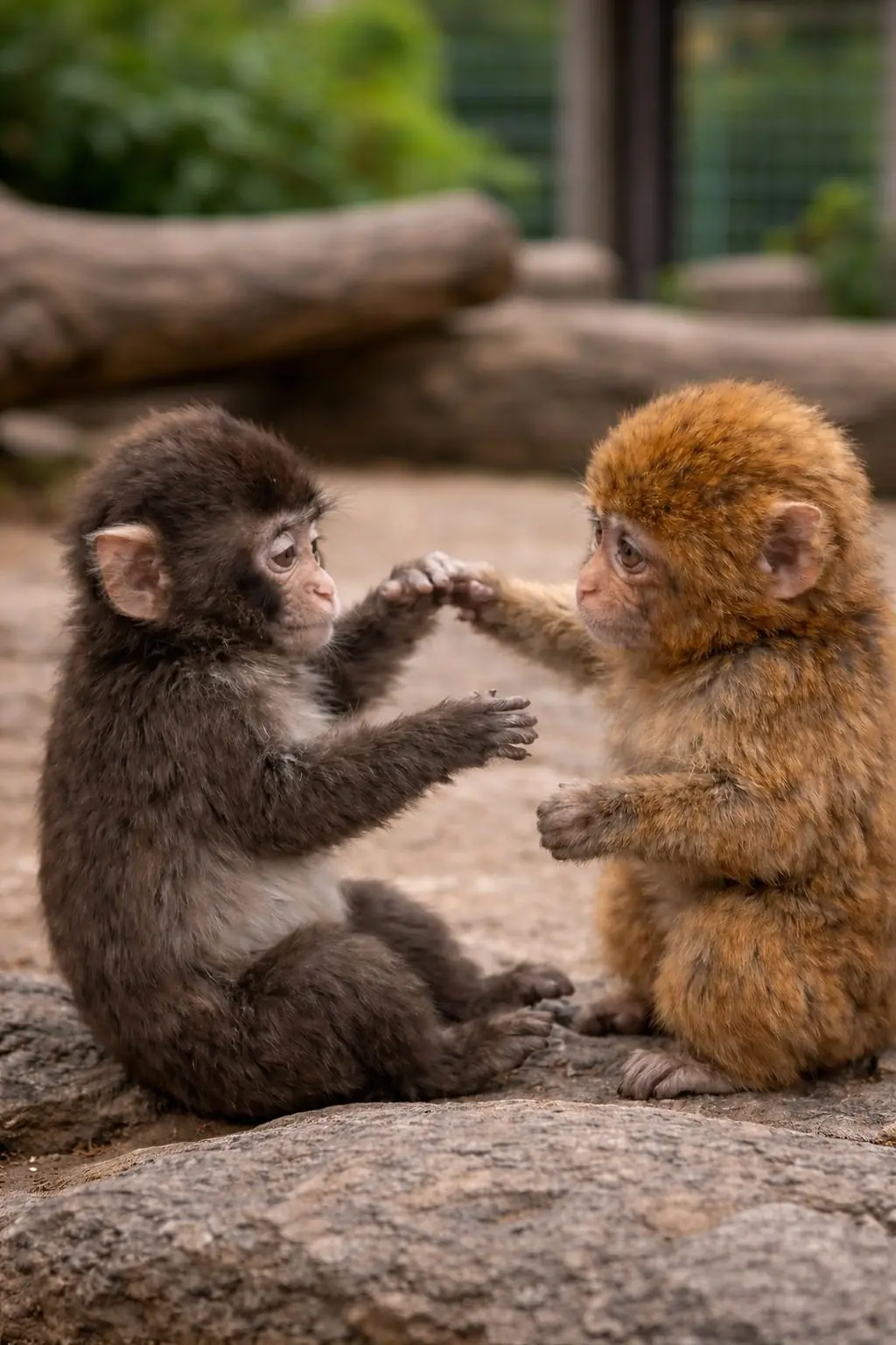 LOOK: Baby Punch Finally Meets His “Girlfriend”