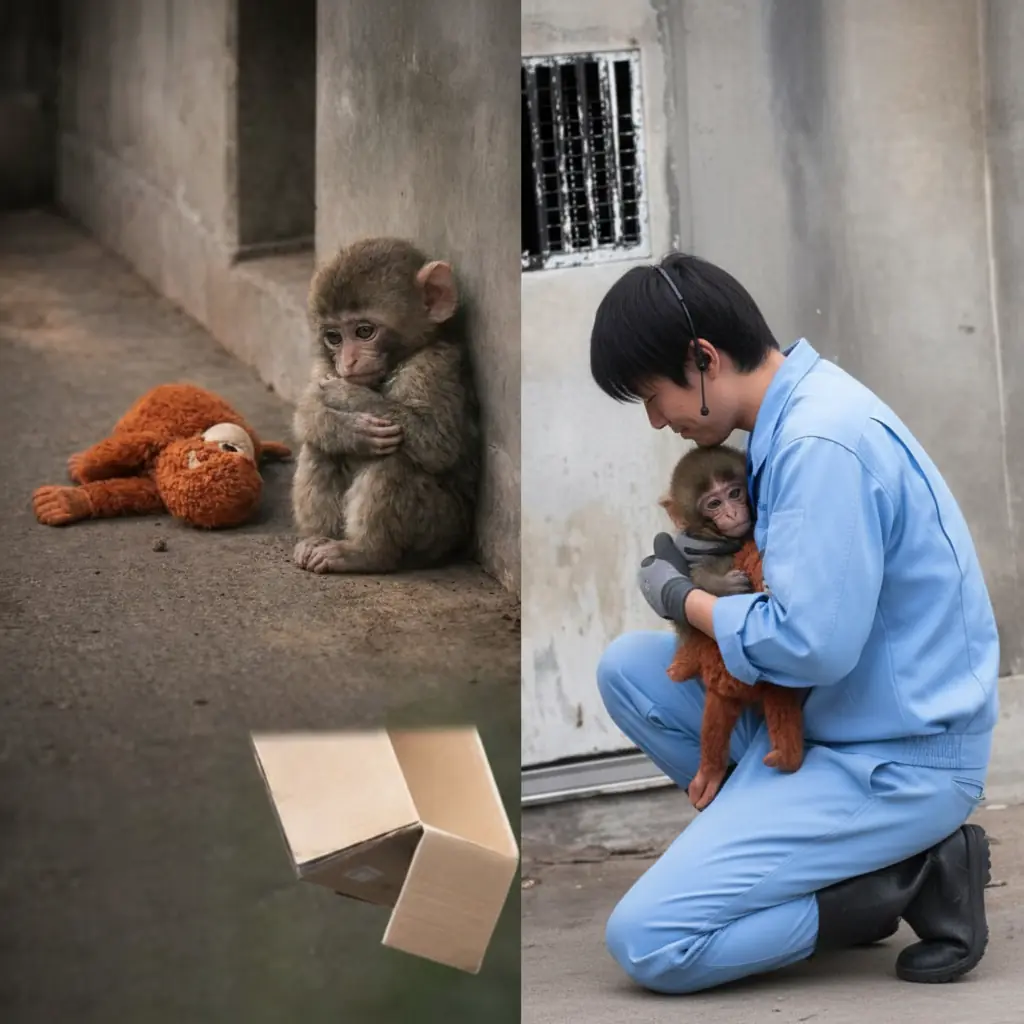 Does Punch Love His Caregiver More… or the Monkey Plush He Calls “Mom”?