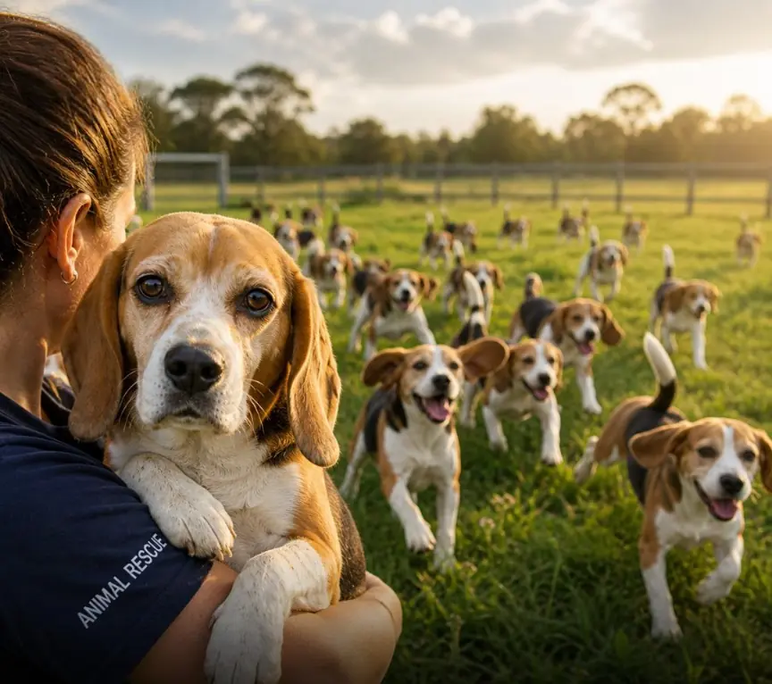 1,500 Beagles Given a Second Chance: The Rescue Mission That Touched the World