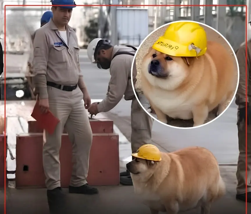 Capi the Construction Site Dog Quietly Stole Everyone’s Heart