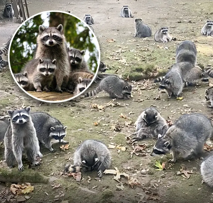 Washington Woman Calls 911 After More Than 100 Raccoons Surround Her Home Demanding Food