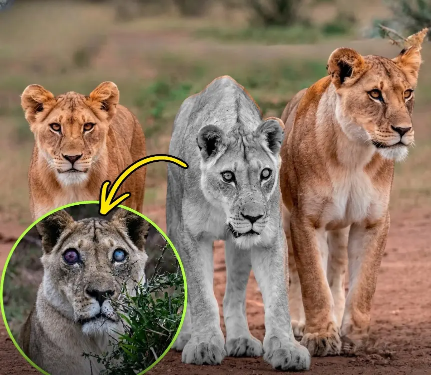 The Blind Lioness Who Survived for Years Thanks to Her Daughters Has Sadly Passed Away